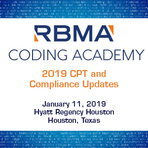 Coding Academy: 2019 CPT and Compliance Updates