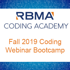 Fall 2019 Coding Webinar Bootcamp